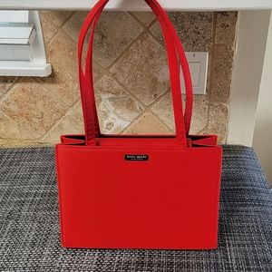 Kate Spade Style Red 90s Sam bag Nylon